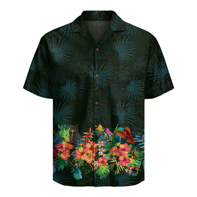 Bird Watching Summer Shirt for Men - Hawaiian Bird Button-Up