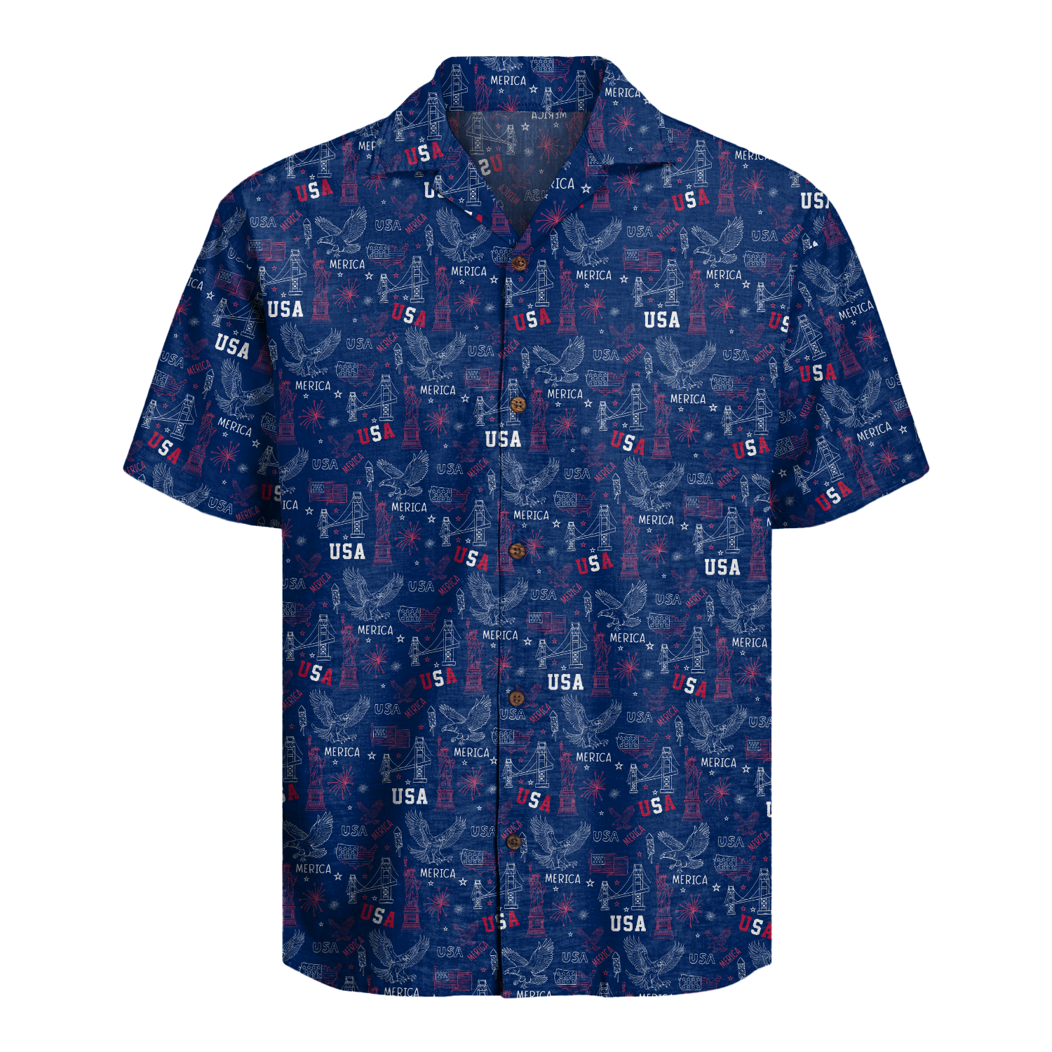 USA Patriot Hawaiian Shirt