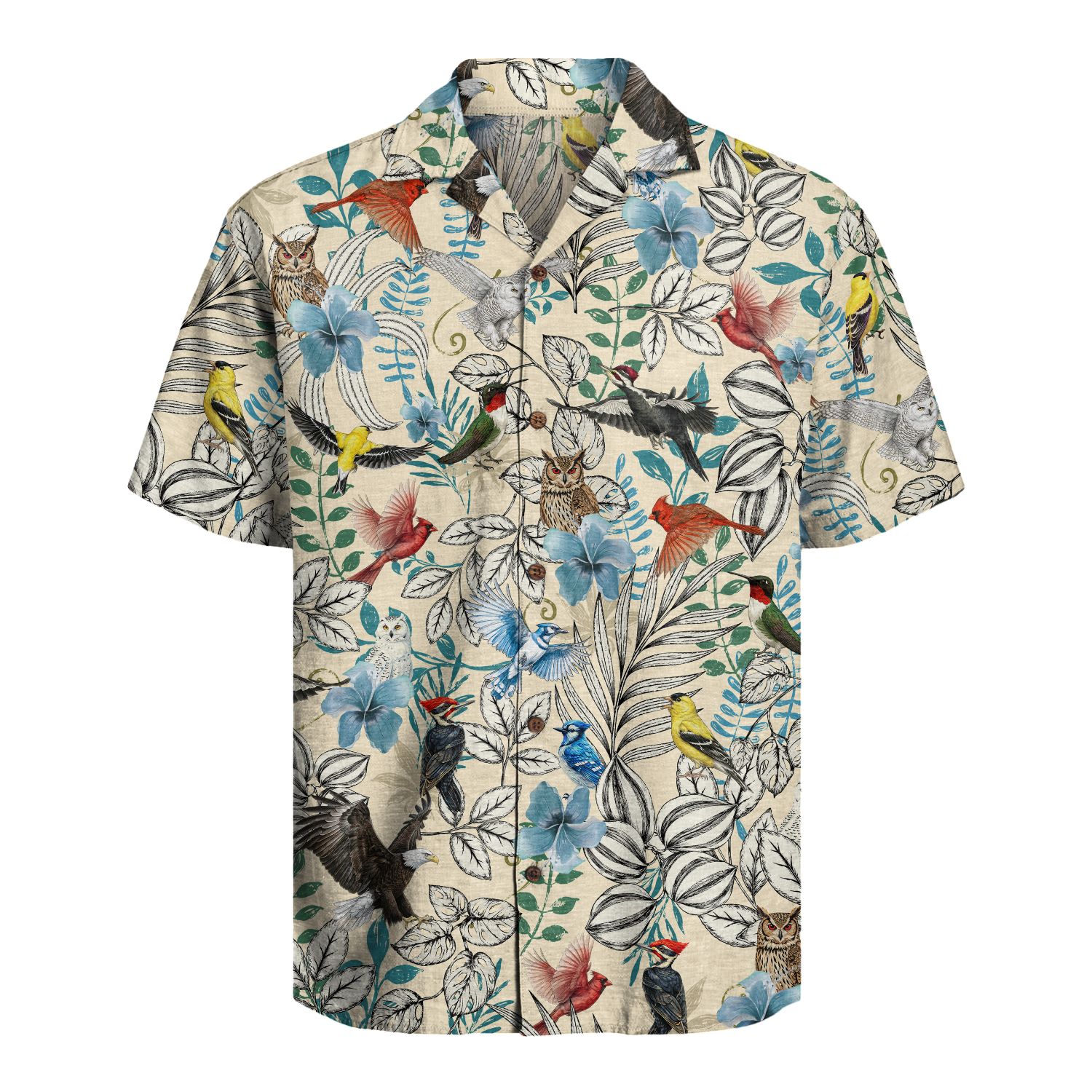 Bird-Watching Hawaiian Shirt