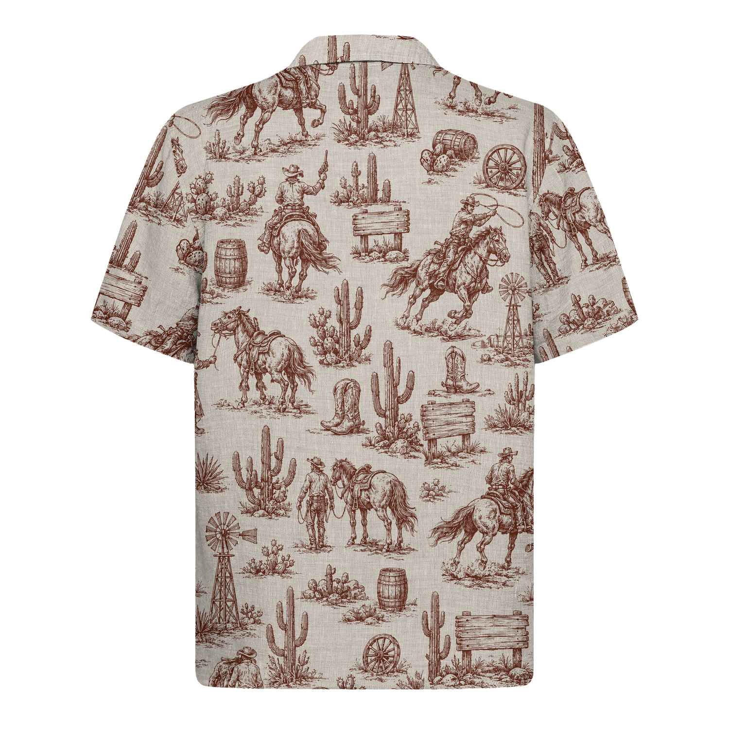Cowboy Hawaiian Shirt