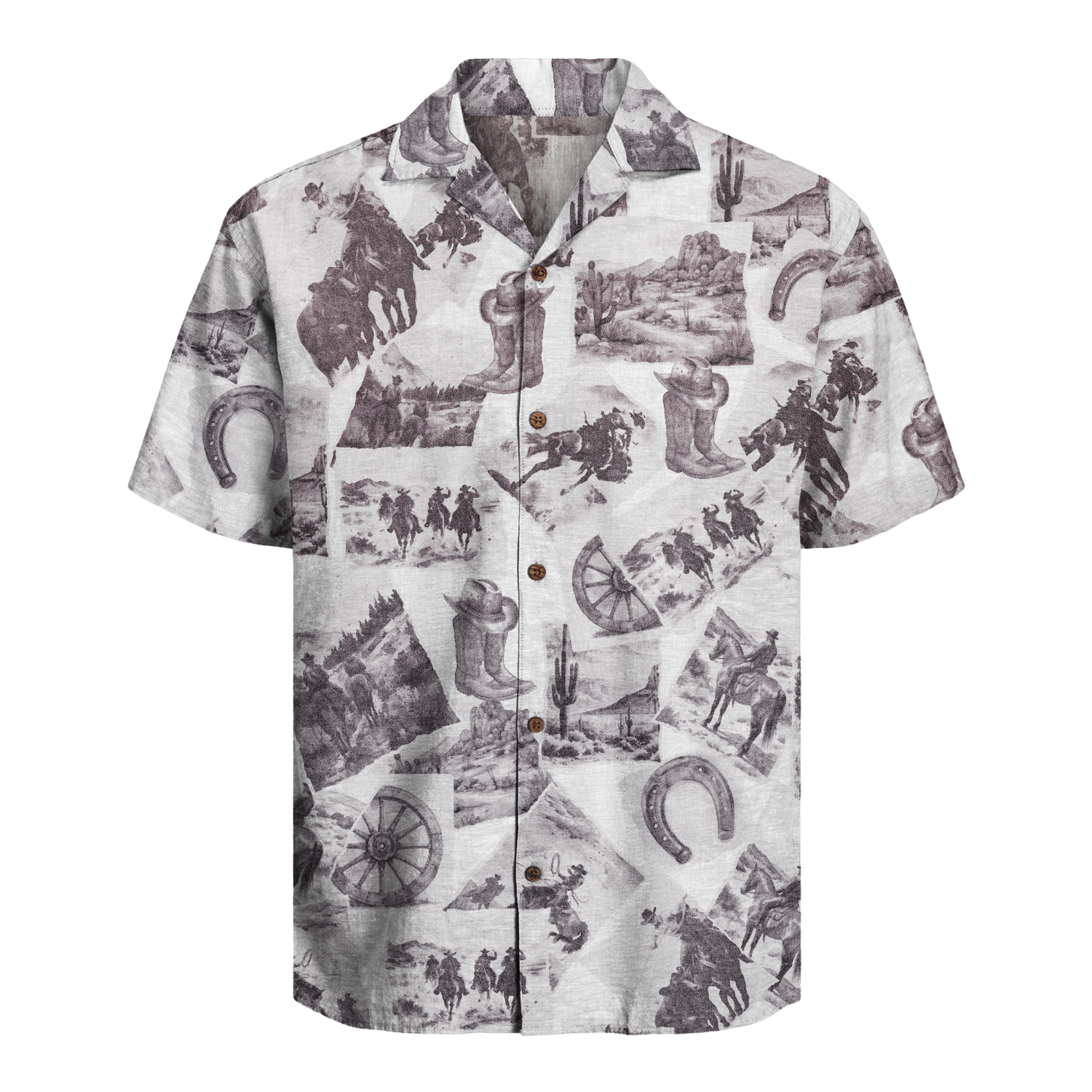 Cowboy Hawaiian Shirt