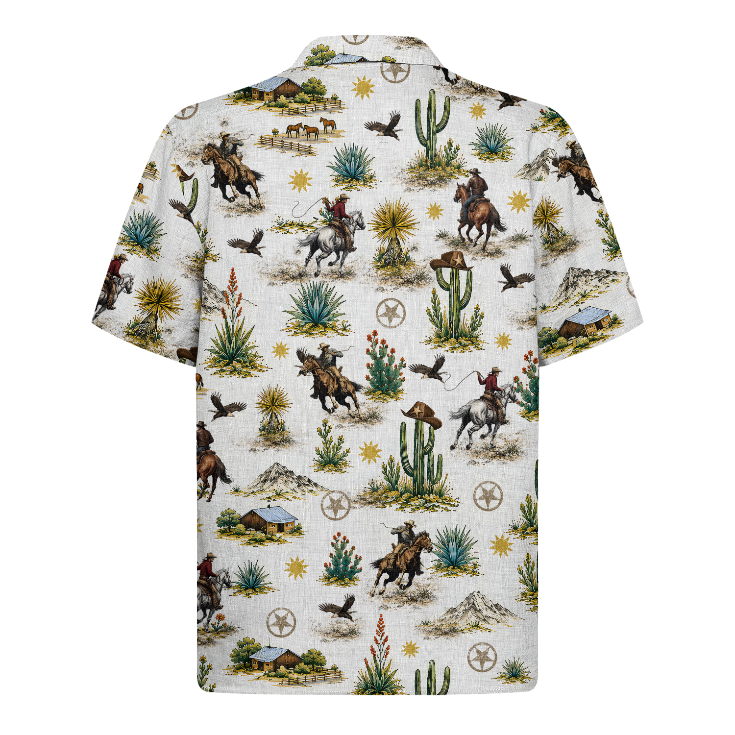 Cowboy Hawaiian Shirt