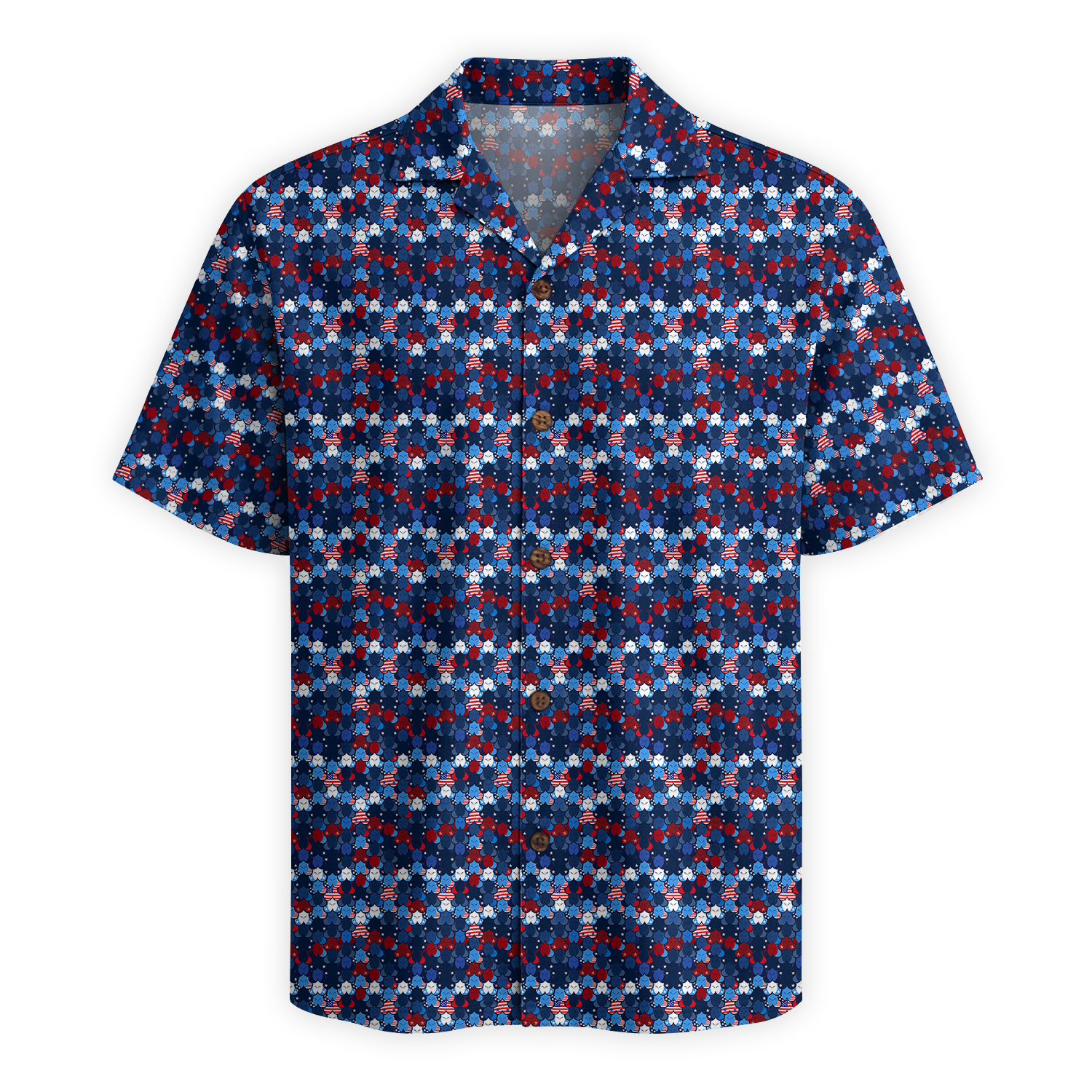 The Great American Melons Hawaiian Shirt - Navy Edition
