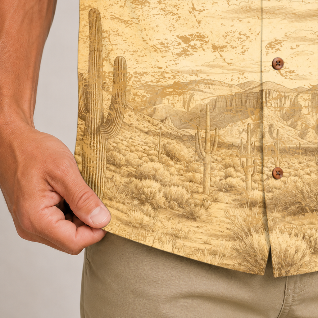 Texas Shirt for Men - Vintage Heritage Hawaiian Button-Up