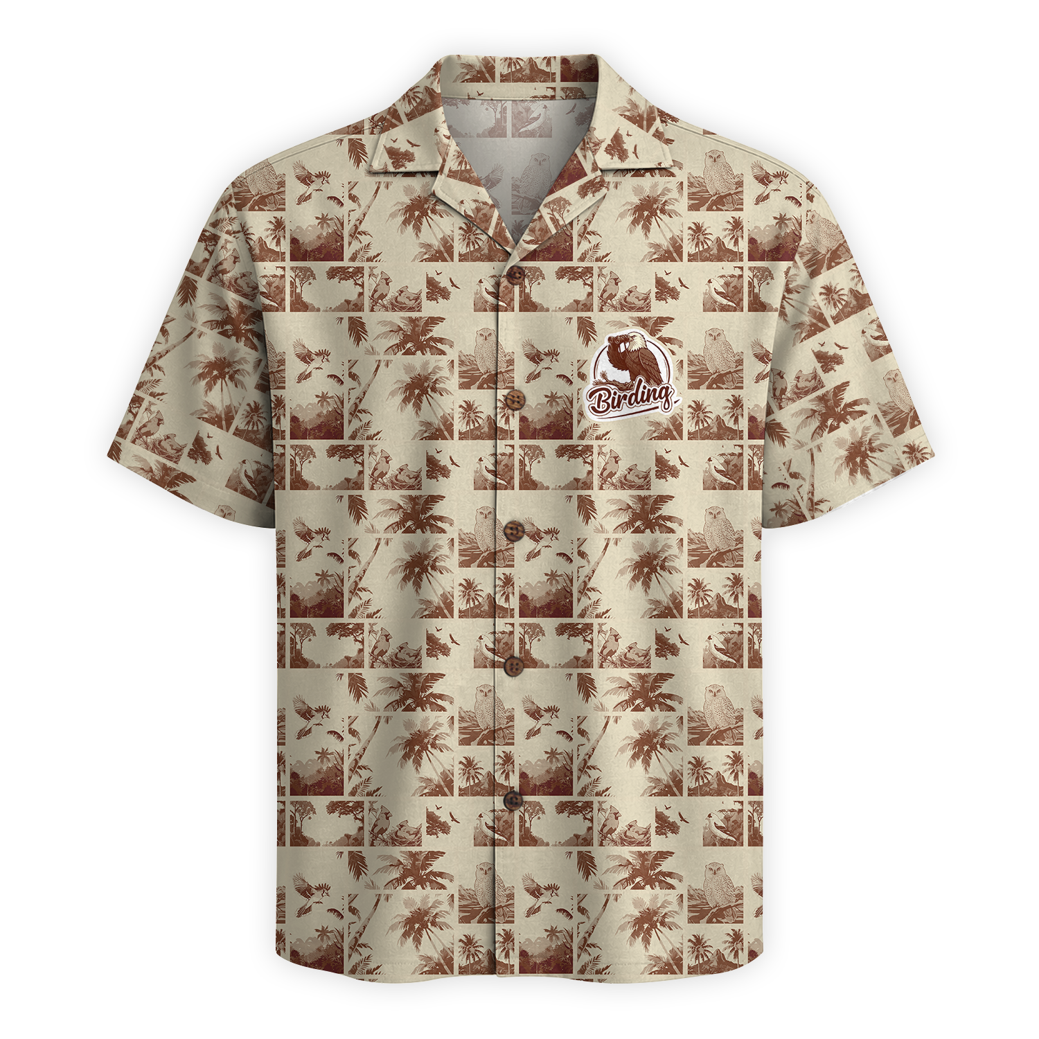 Bird-Watching Hawaiian Shirt