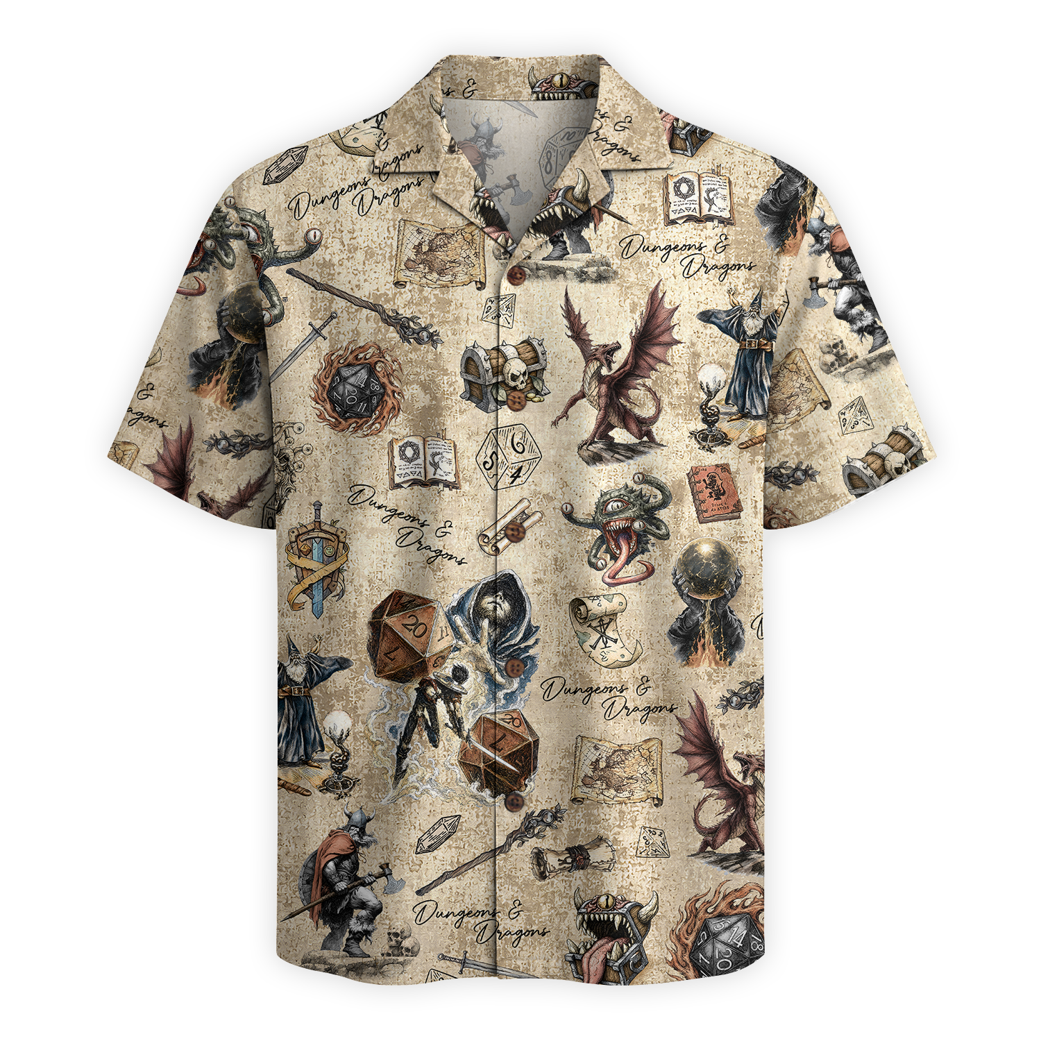 DnD Game Hawaiian Shirt