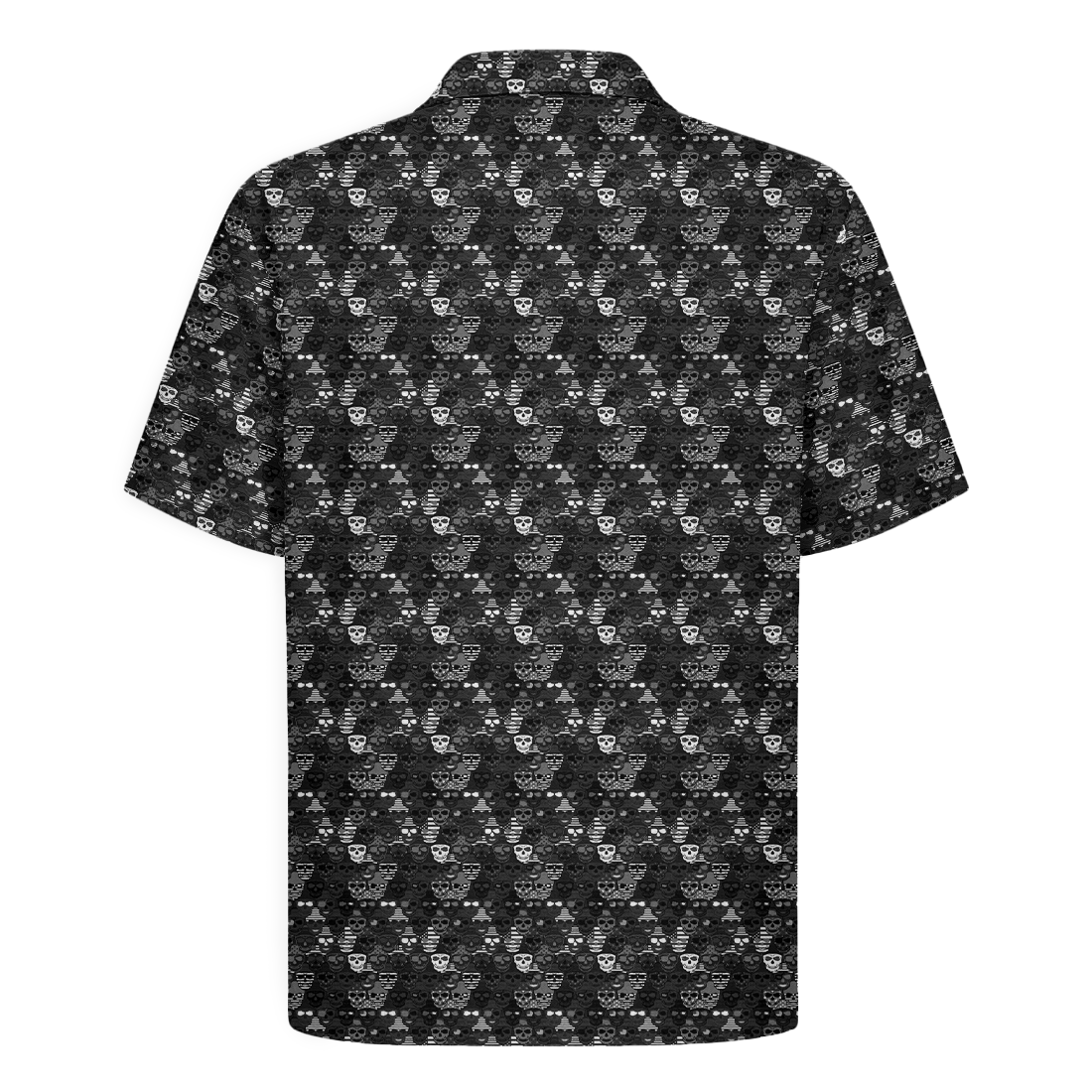 American Pride Freedom Skull Hawaiian Shirt - Black Edition