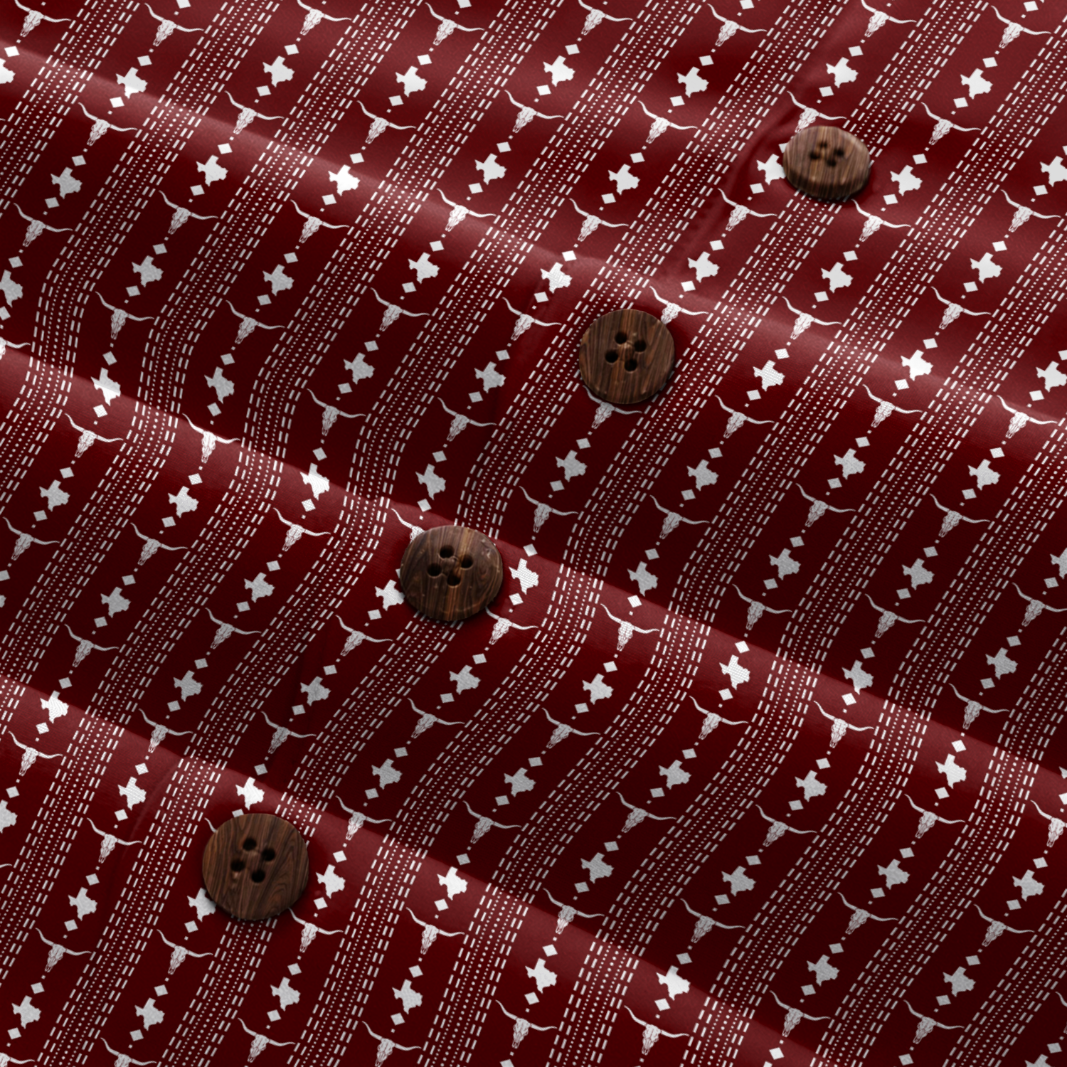 Texas Check Hawaiian Shirt for Men
