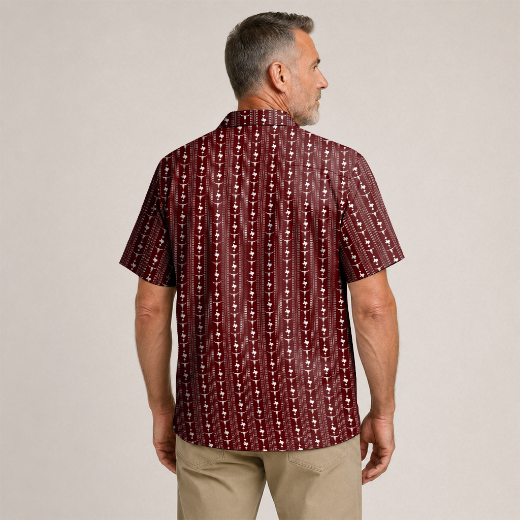 Texas Check Hawaiian Shirt for Men