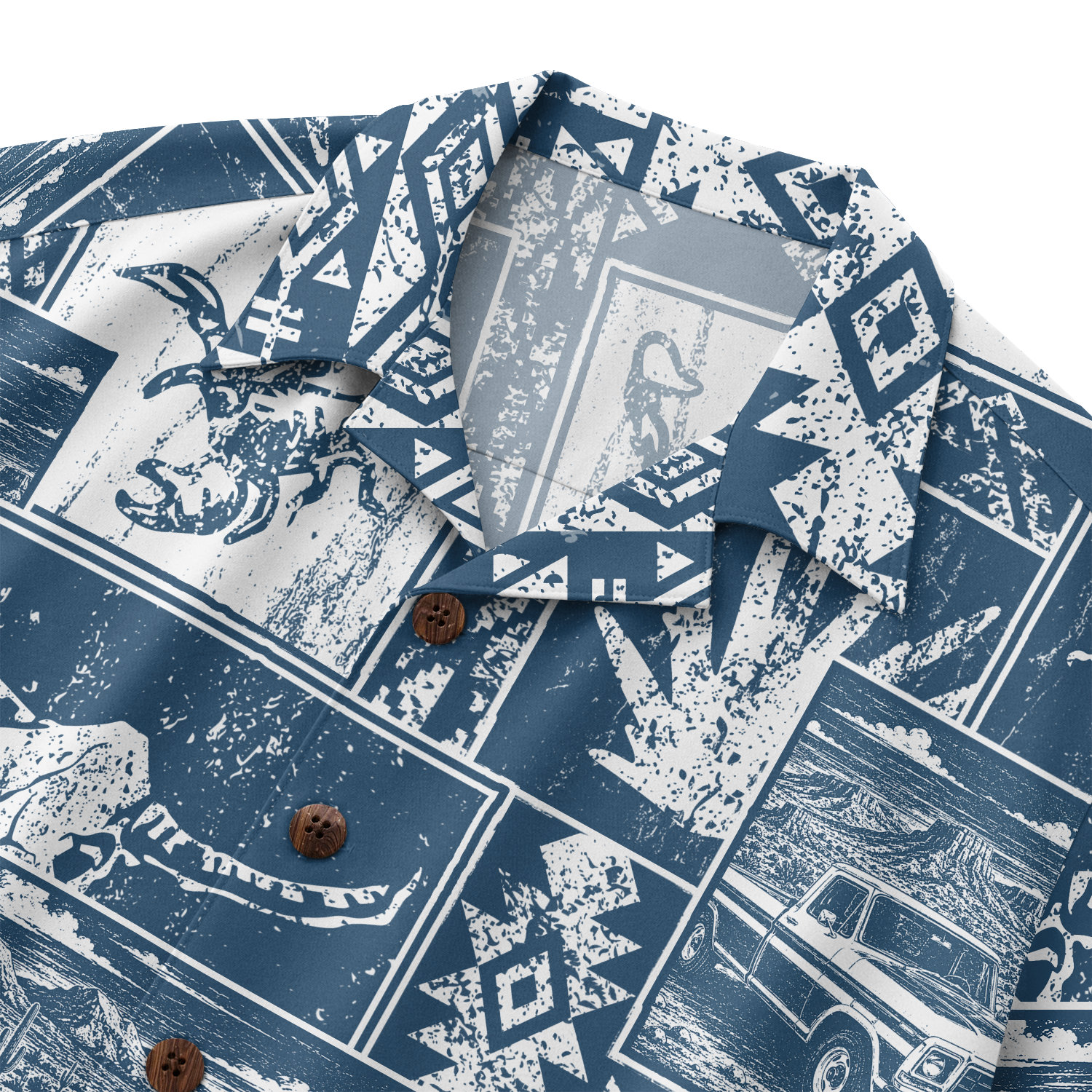 Texas x Classic Car Hawaiian Shirt for Men