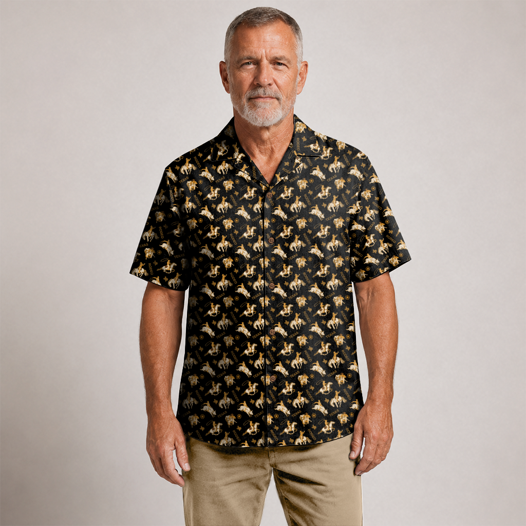 Traditions Texas Hawaiian Shirt for Men