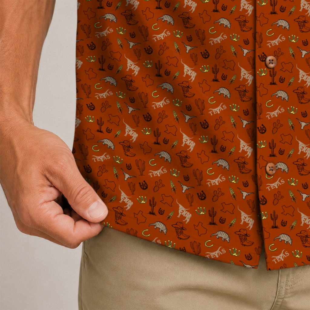 Traditions Texas Hawaiian Shirt for Men