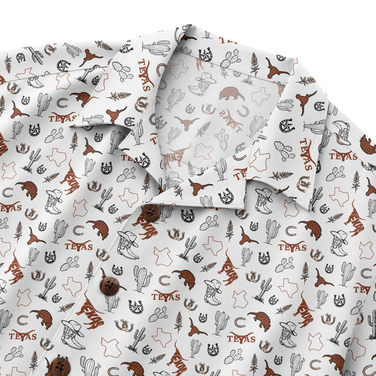 Traditions Texas Hawaiian Shirt for Men