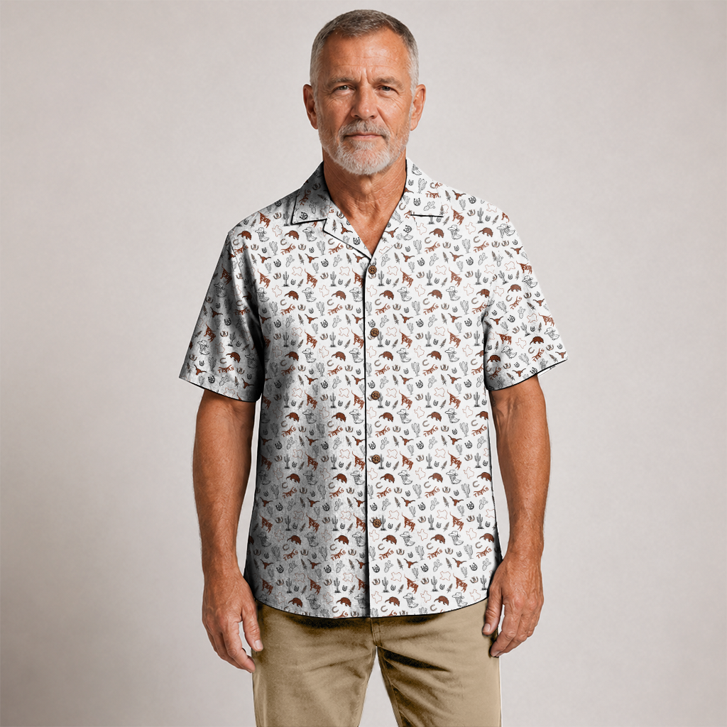 Traditions Texas Hawaiian Shirt for Men