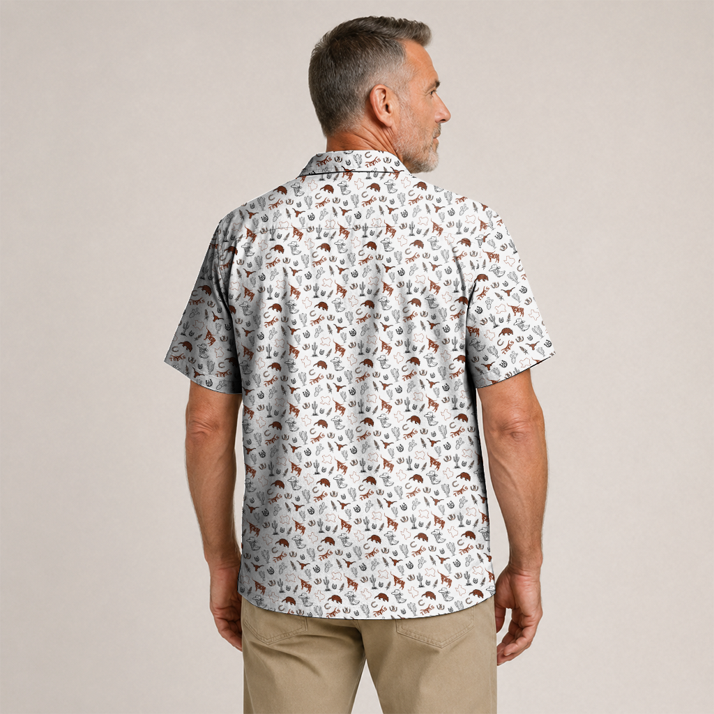 Traditions Texas Hawaiian Shirt for Men