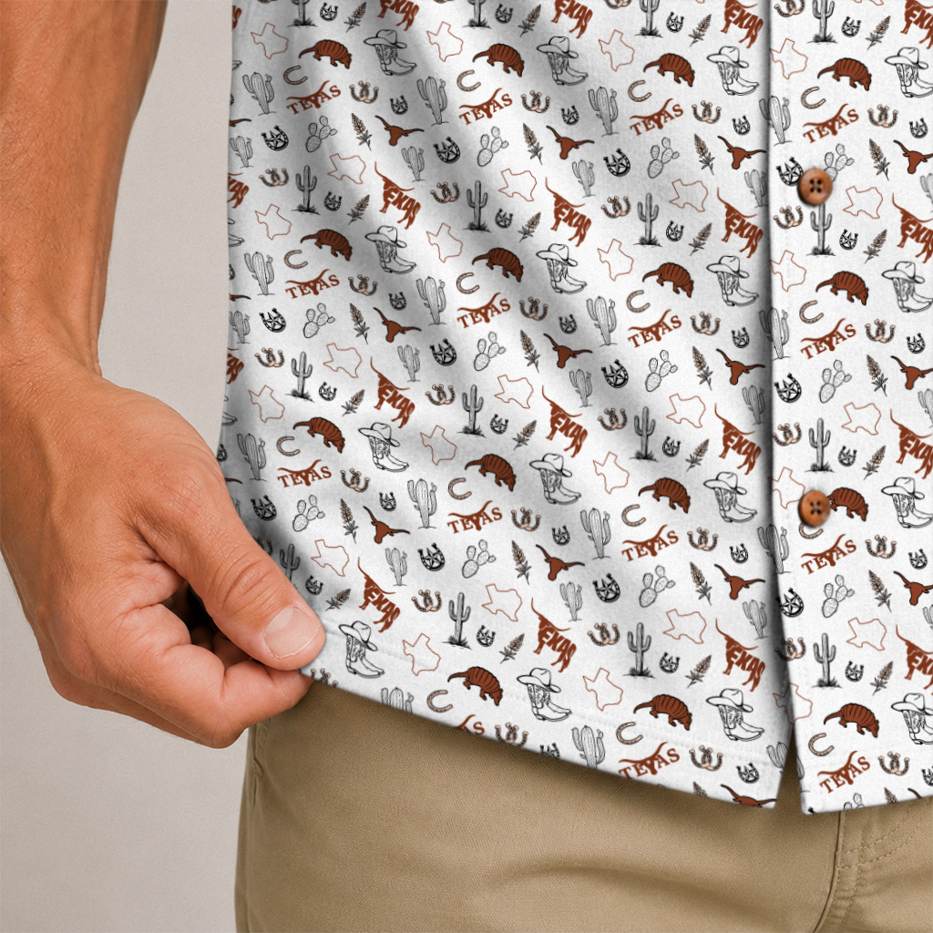 Traditions Texas Hawaiian Shirt for Men