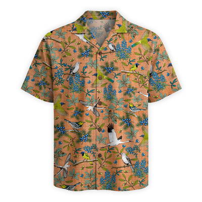 Texas x Bird Watching Hawaiian Shirt for Men