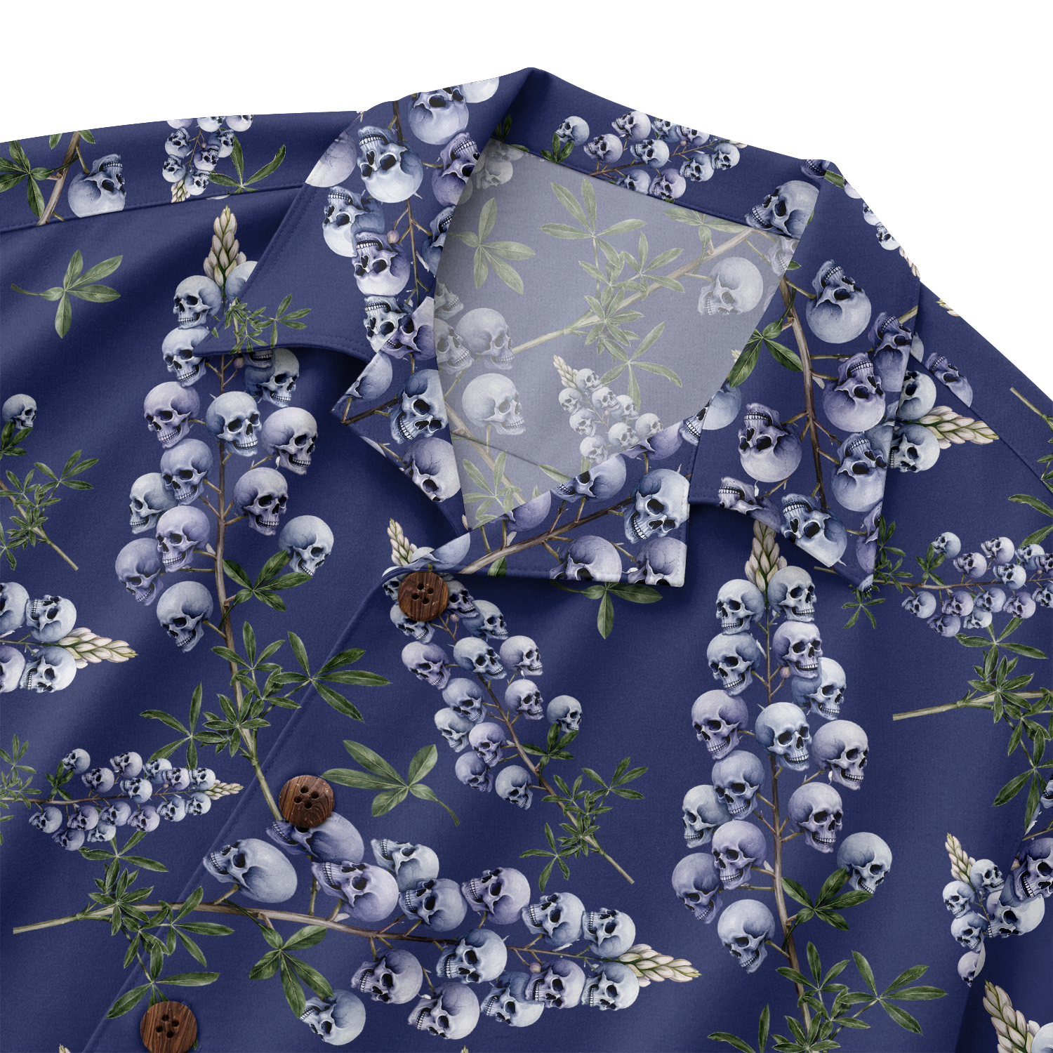 Texas x Skull Hawaiian Shirt for Men