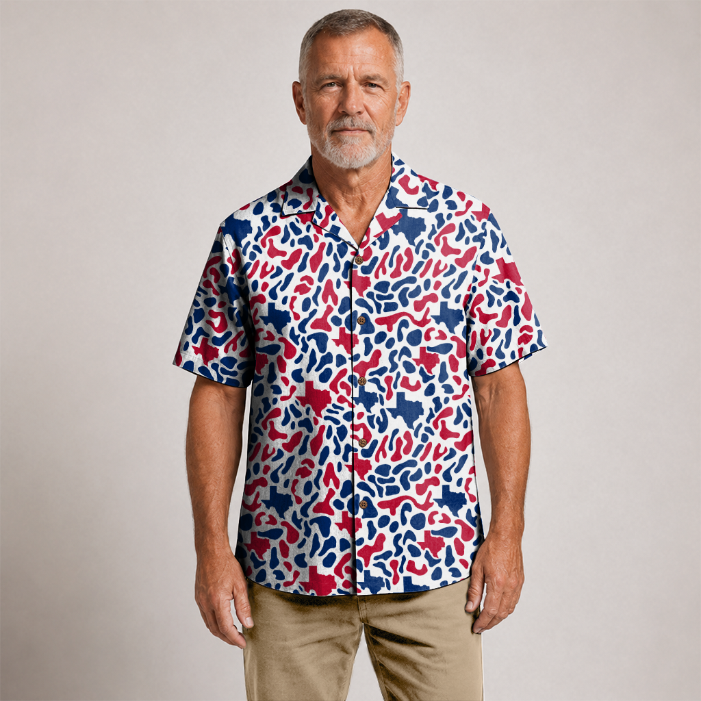 Traditions Texas Hawaiian Shirt for Men