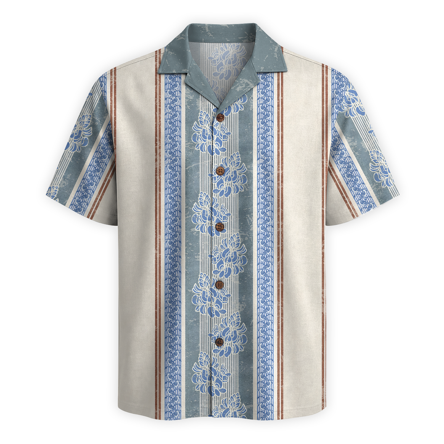 Texas Check Hawaiian Shirt for Men
