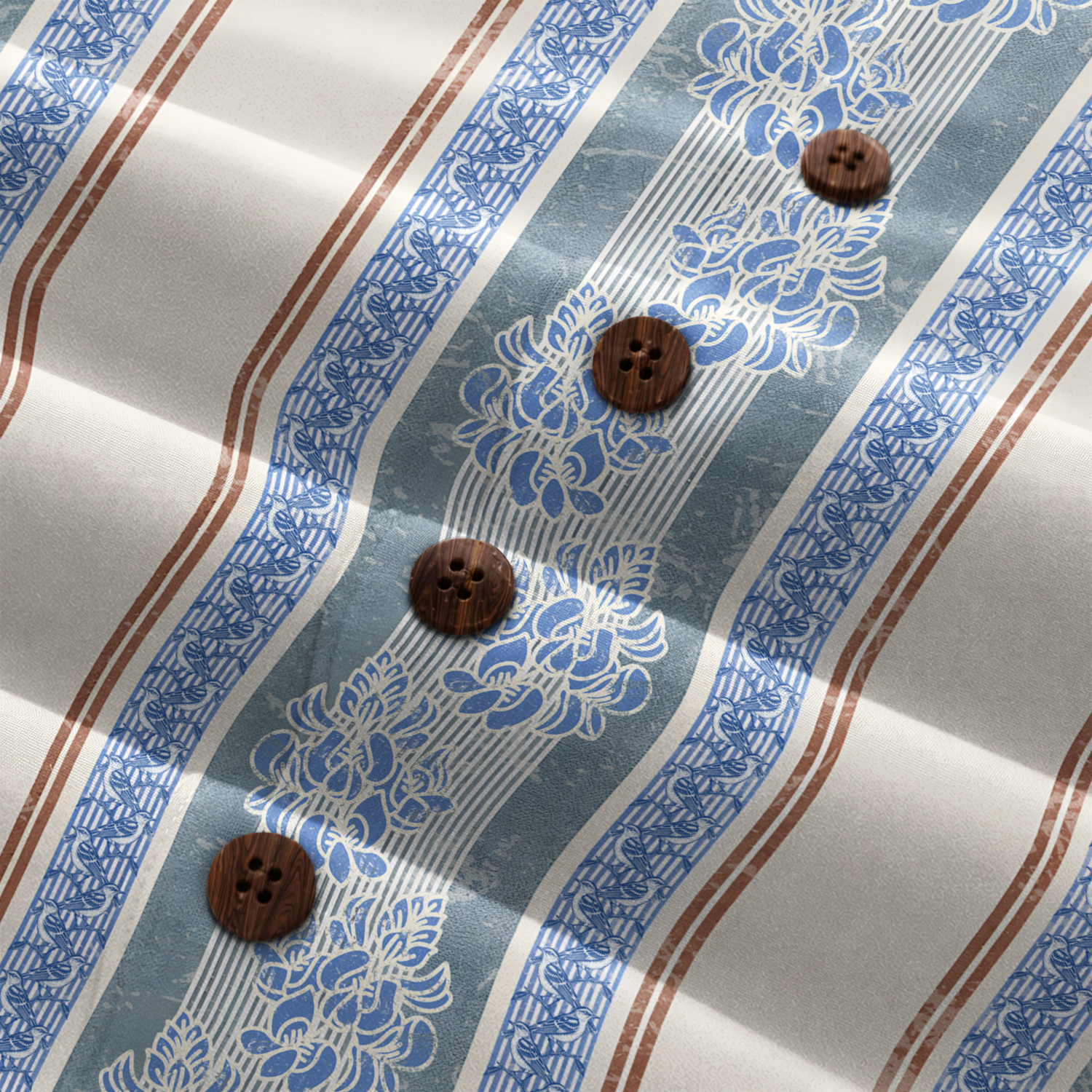 Texas Check Hawaiian Shirt for Men