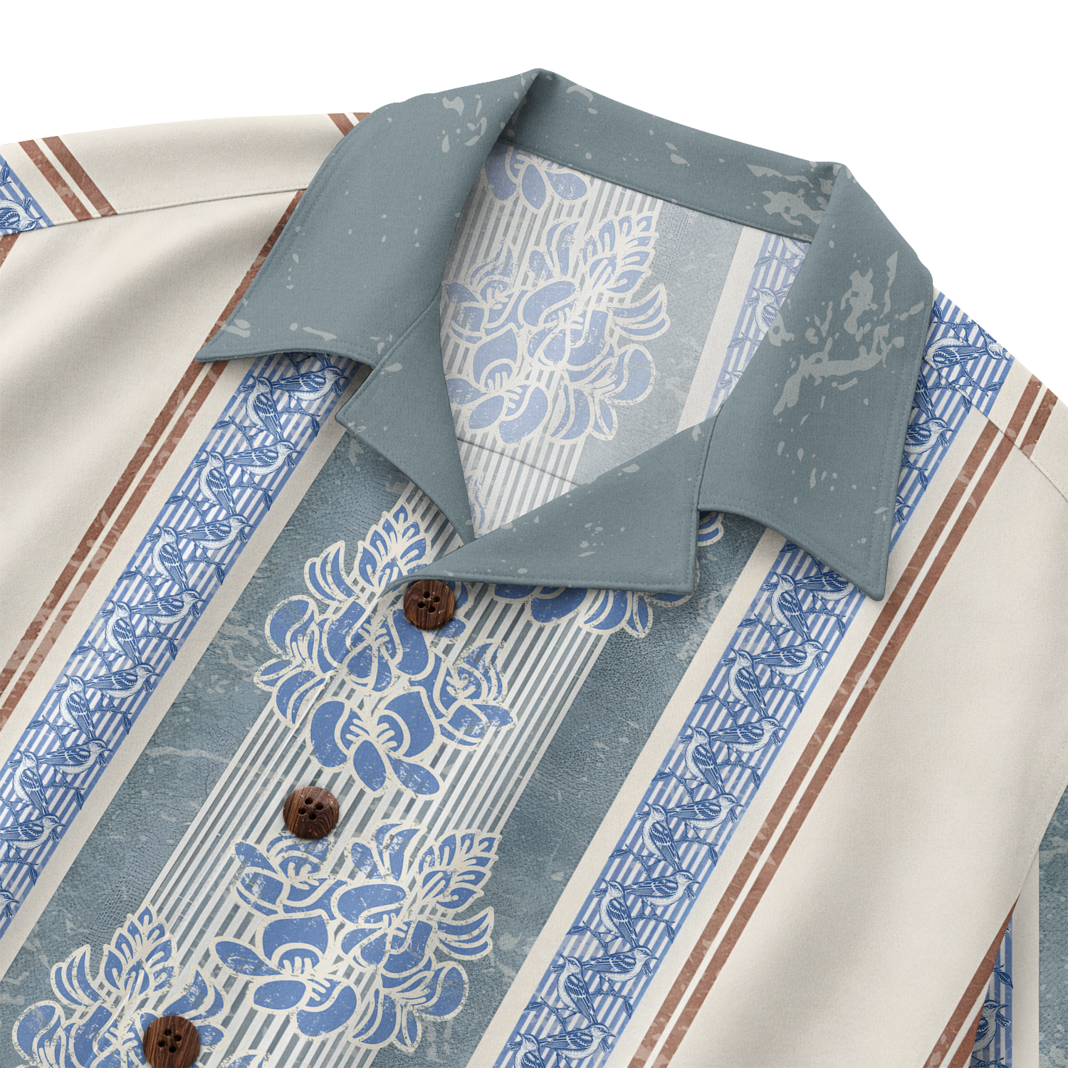 Texas Check Hawaiian Shirt for Men