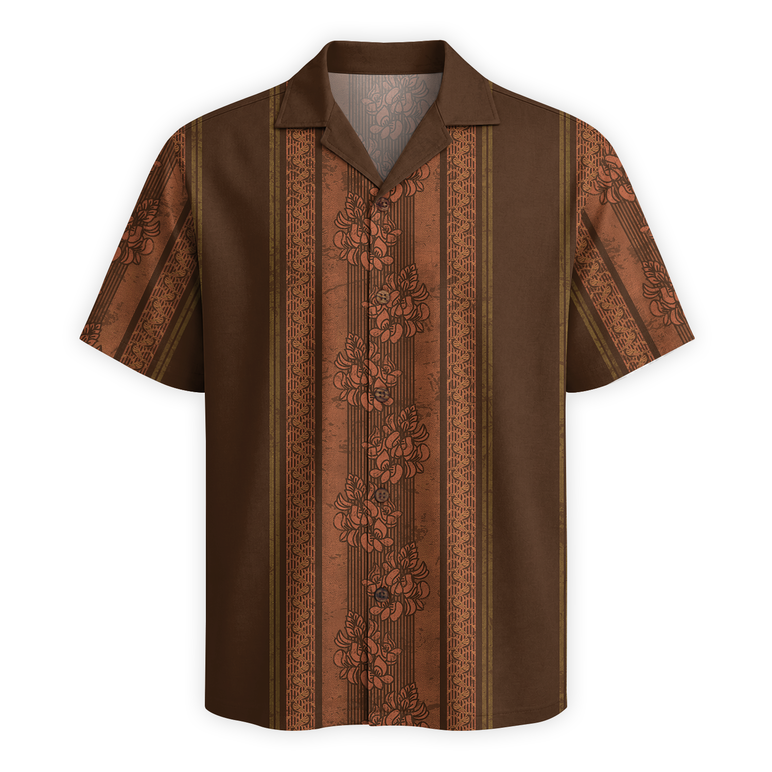 Texas Check Hawaiian Shirt for Men