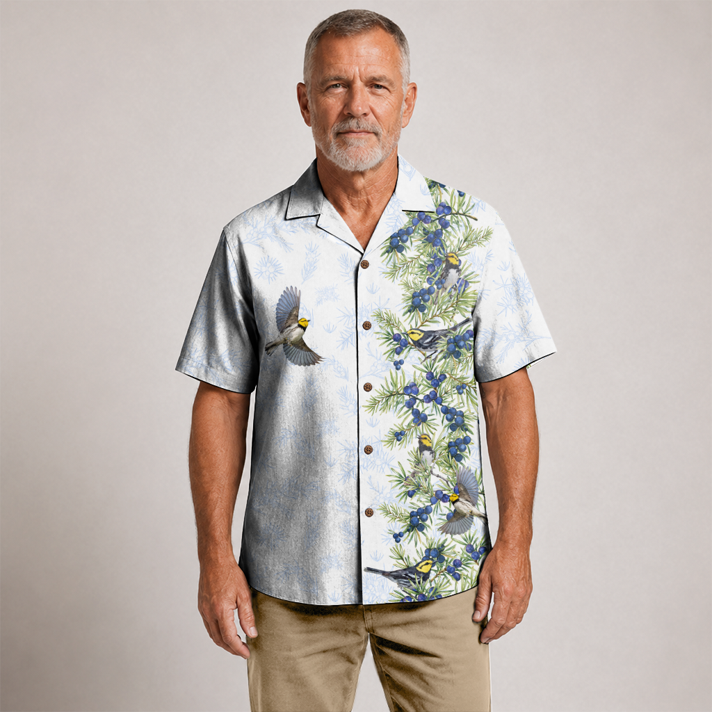 Texas x Bird Watching Hawaiian Shirt for Men
