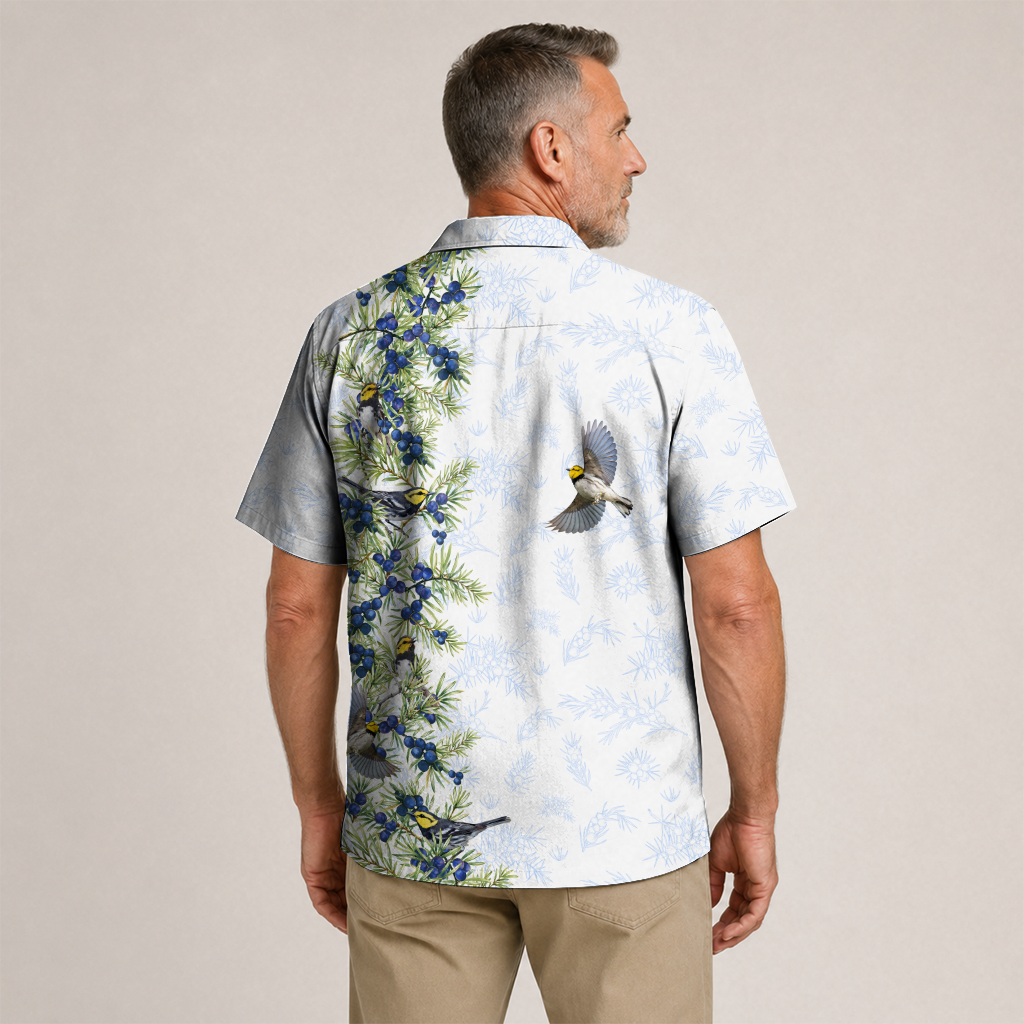 Texas x Bird Watching Hawaiian Shirt for Men