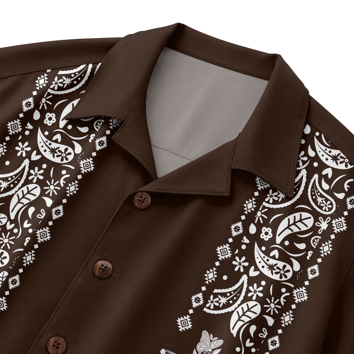 Texas Check Hawaiian Shirt for Men