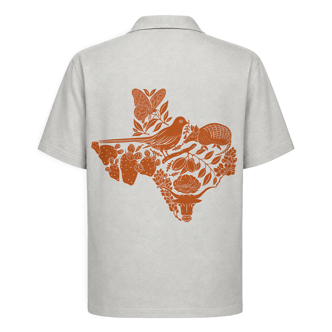 Texas Check Hawaiian Shirt for Men