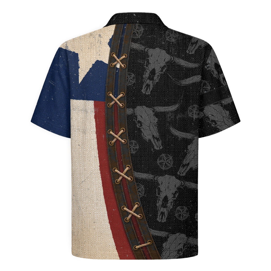 Texas Flag Hawaiian Shirt for Men