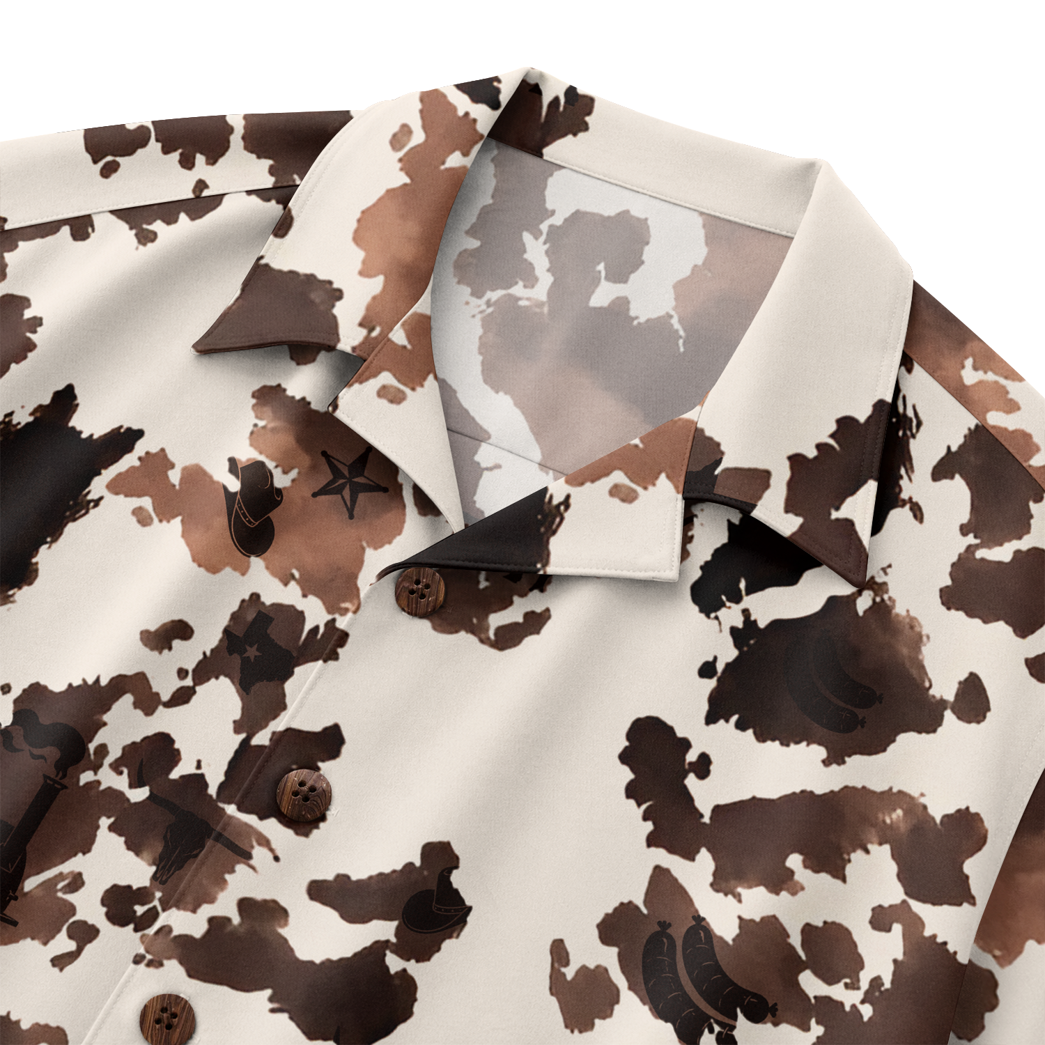 Texas x BBQ Hawaiian Shirt for Men