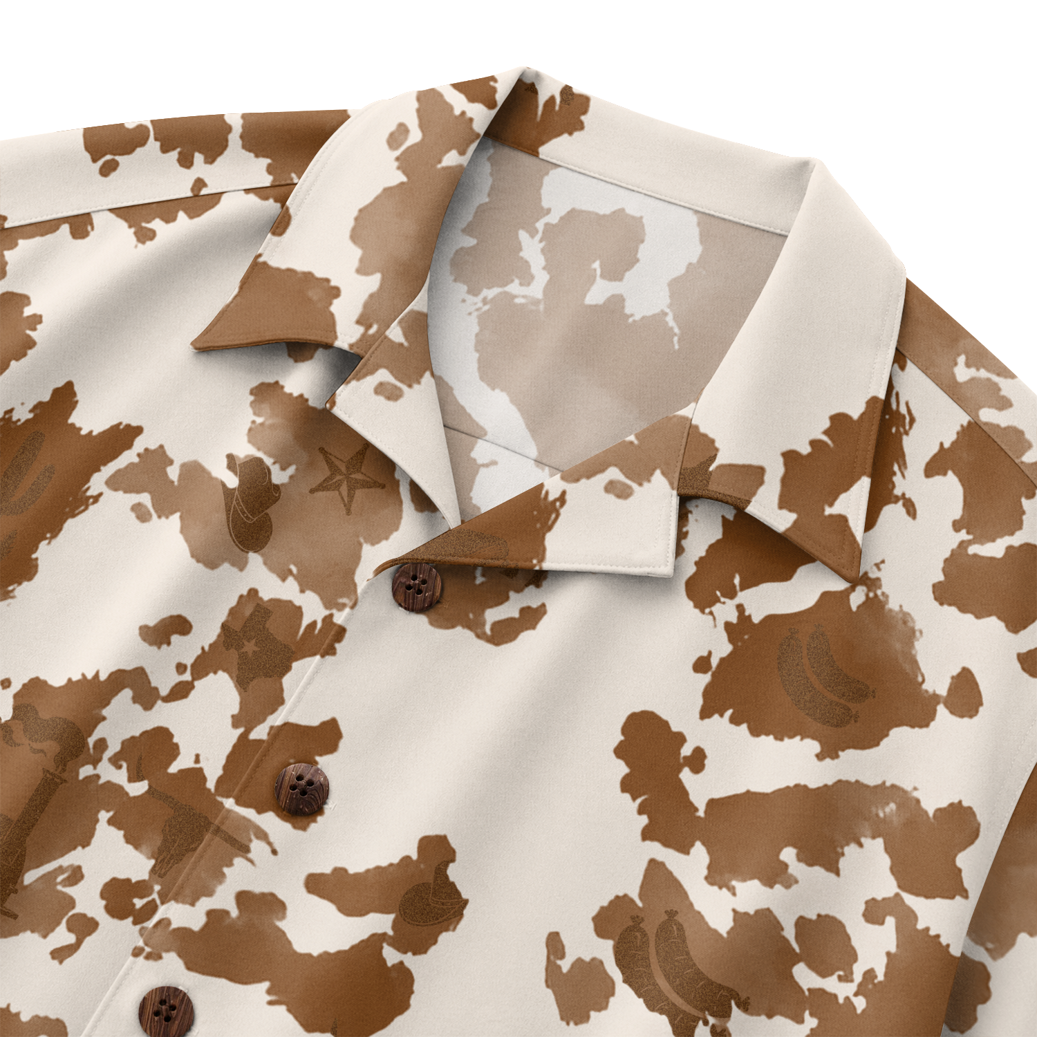 Texas x BBQ Hawaiian Shirt for Men