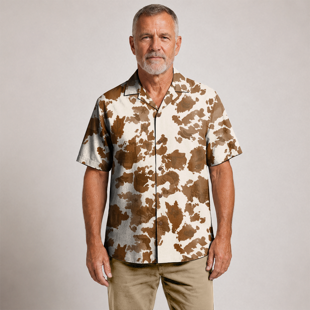 Texas x BBQ Hawaiian Shirt for Men