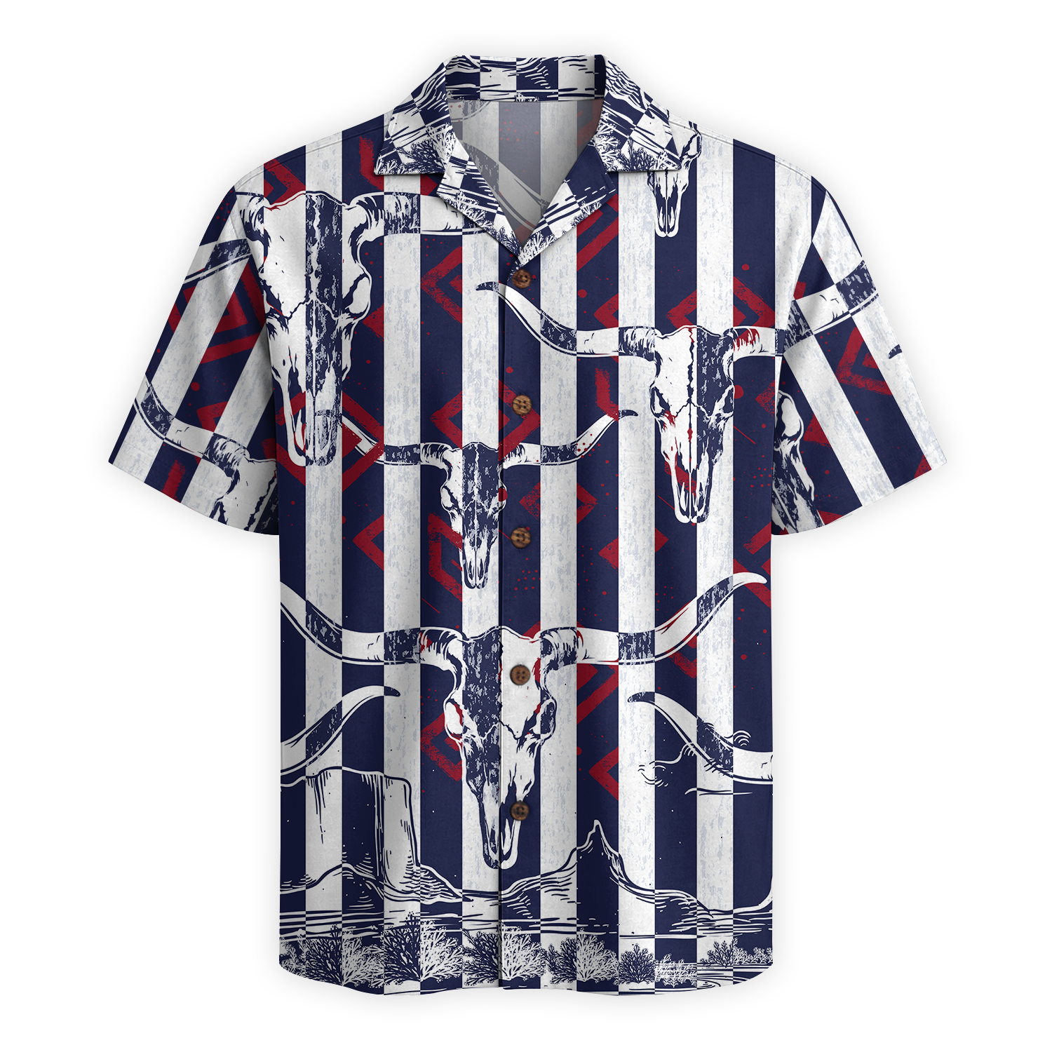 Texas Hawaiian Shirt for Men