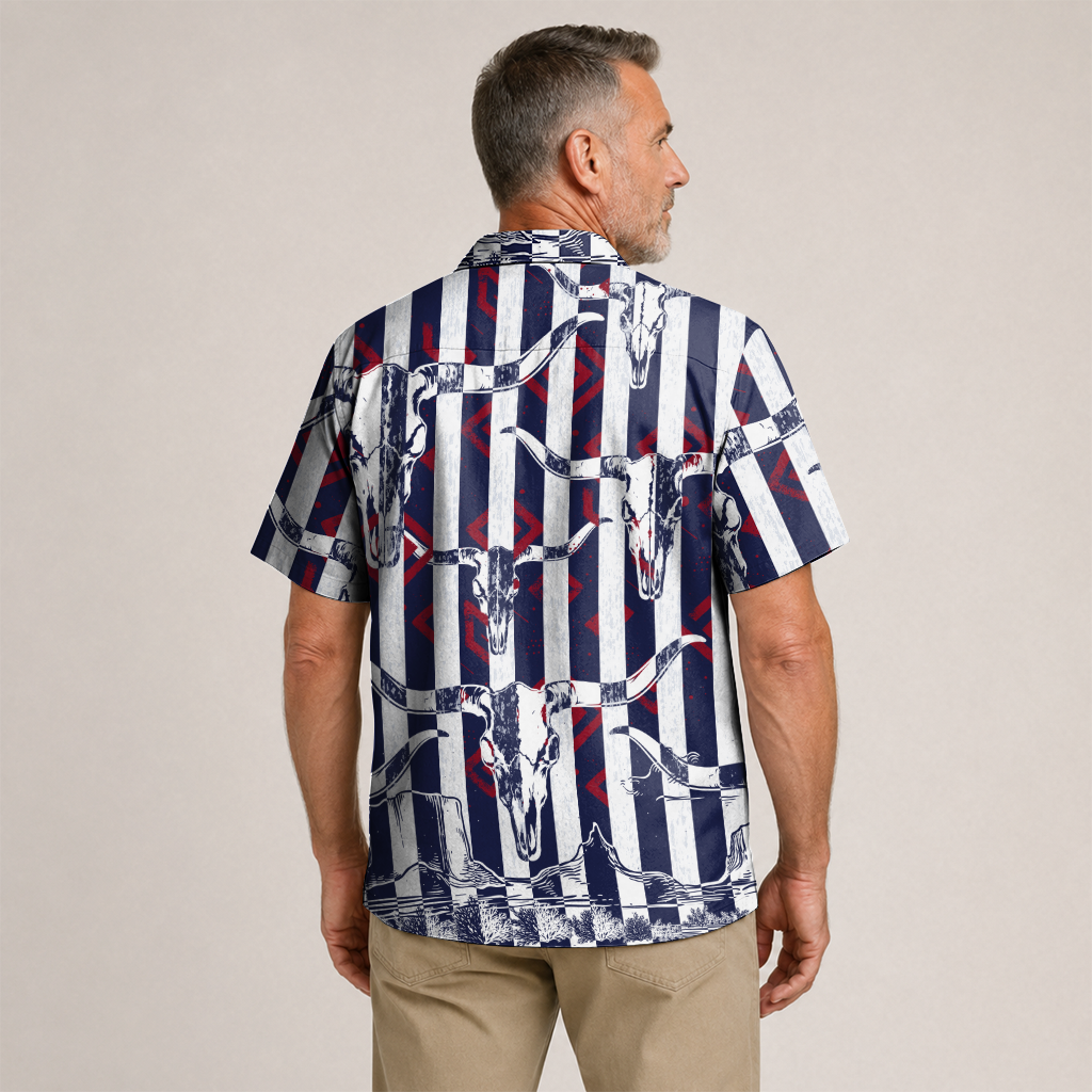 Texas Hawaiian Shirt for Men