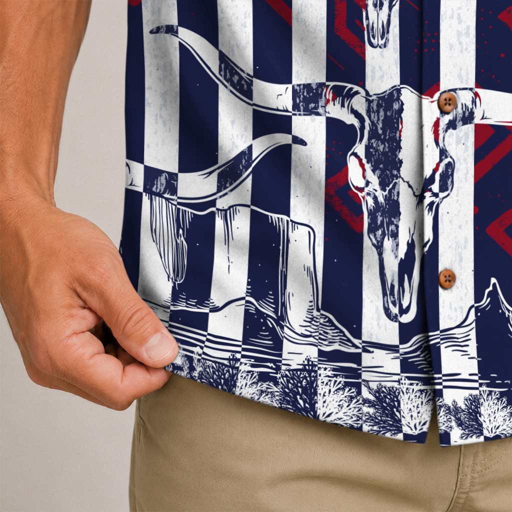Texas Hawaiian Shirt for Men
