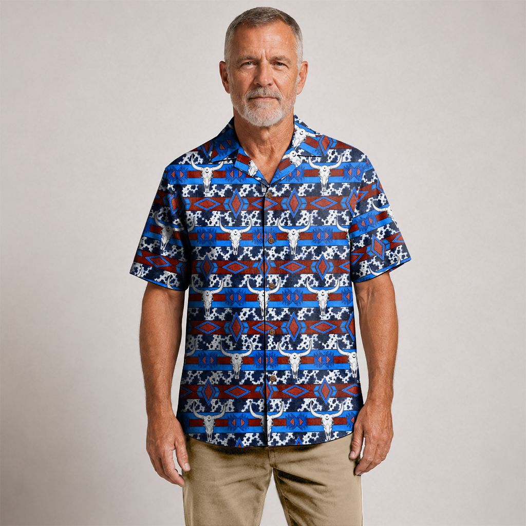 Texas Hawaiian Shirt for Men