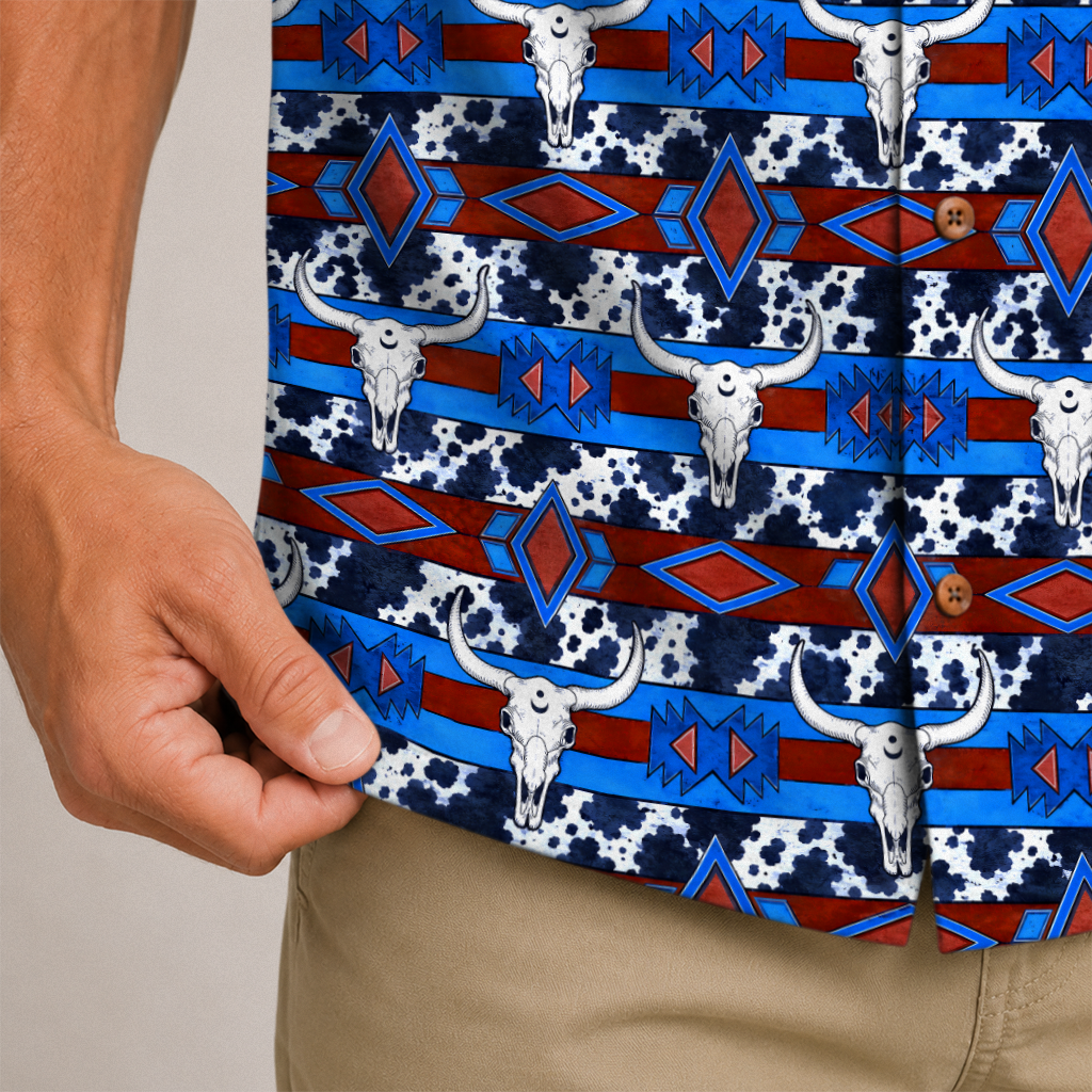 Texas Hawaiian Shirt for Men