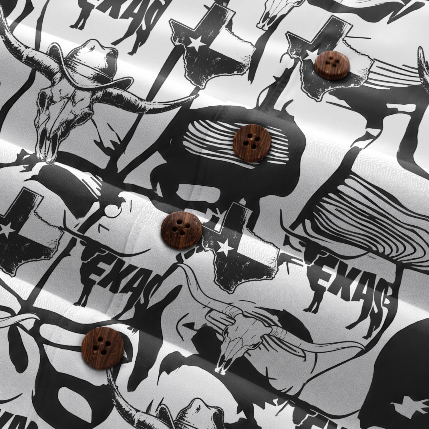 Texas Hawaiian Shirt for Men