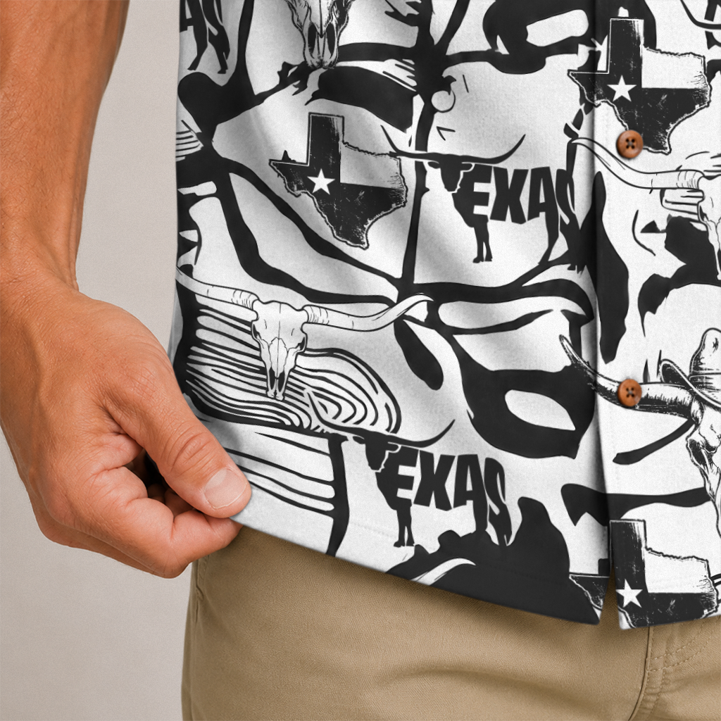 Texas Hawaiian Shirt for Men