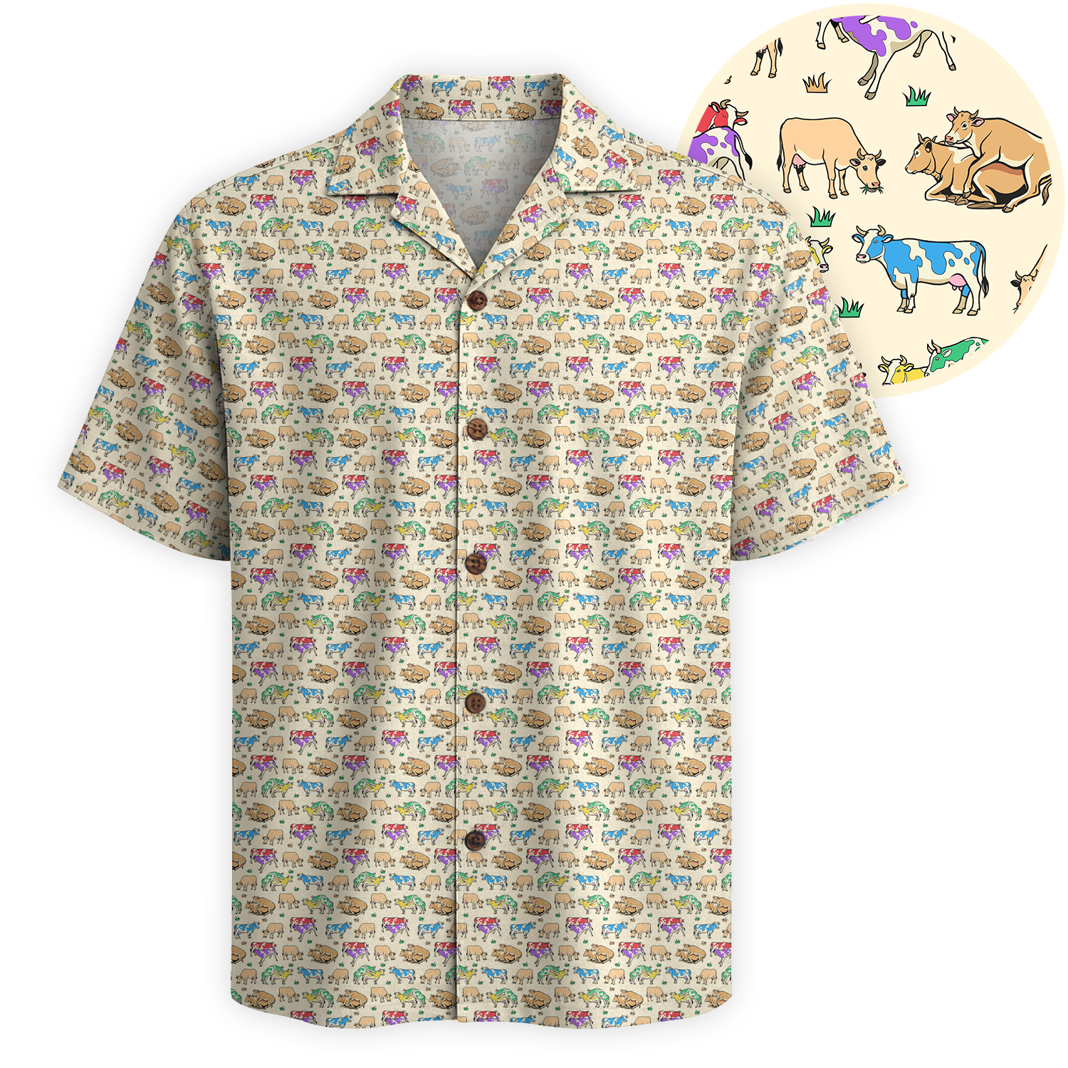 Farmer Hawaiian Shirt for Men