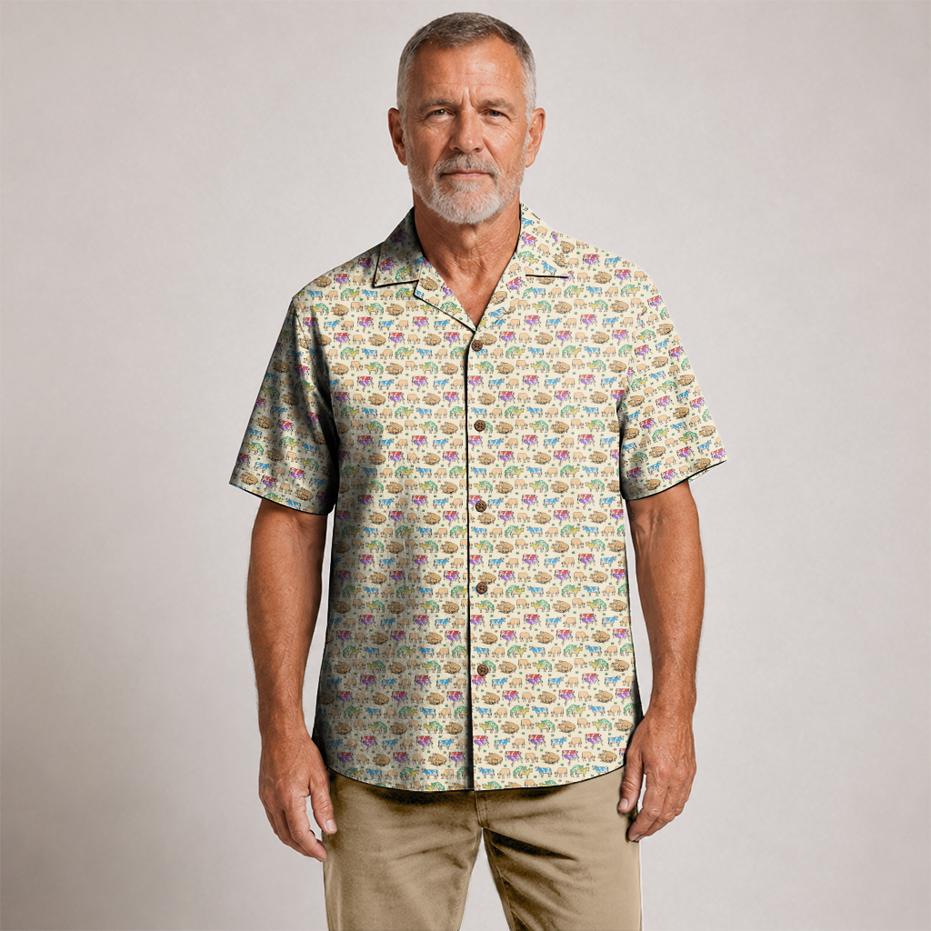 Farmer Hawaiian Shirt for Men