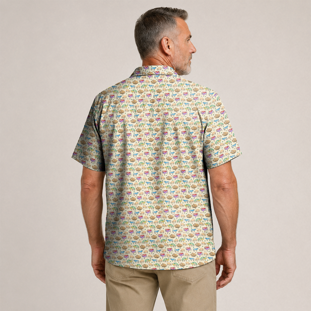 Farmer Hawaiian Shirt for Men