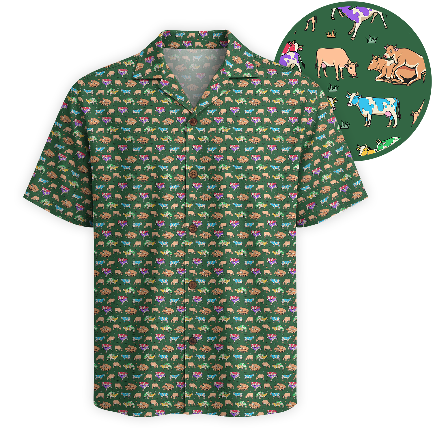 Farmer Hawaiian Shirt for Men