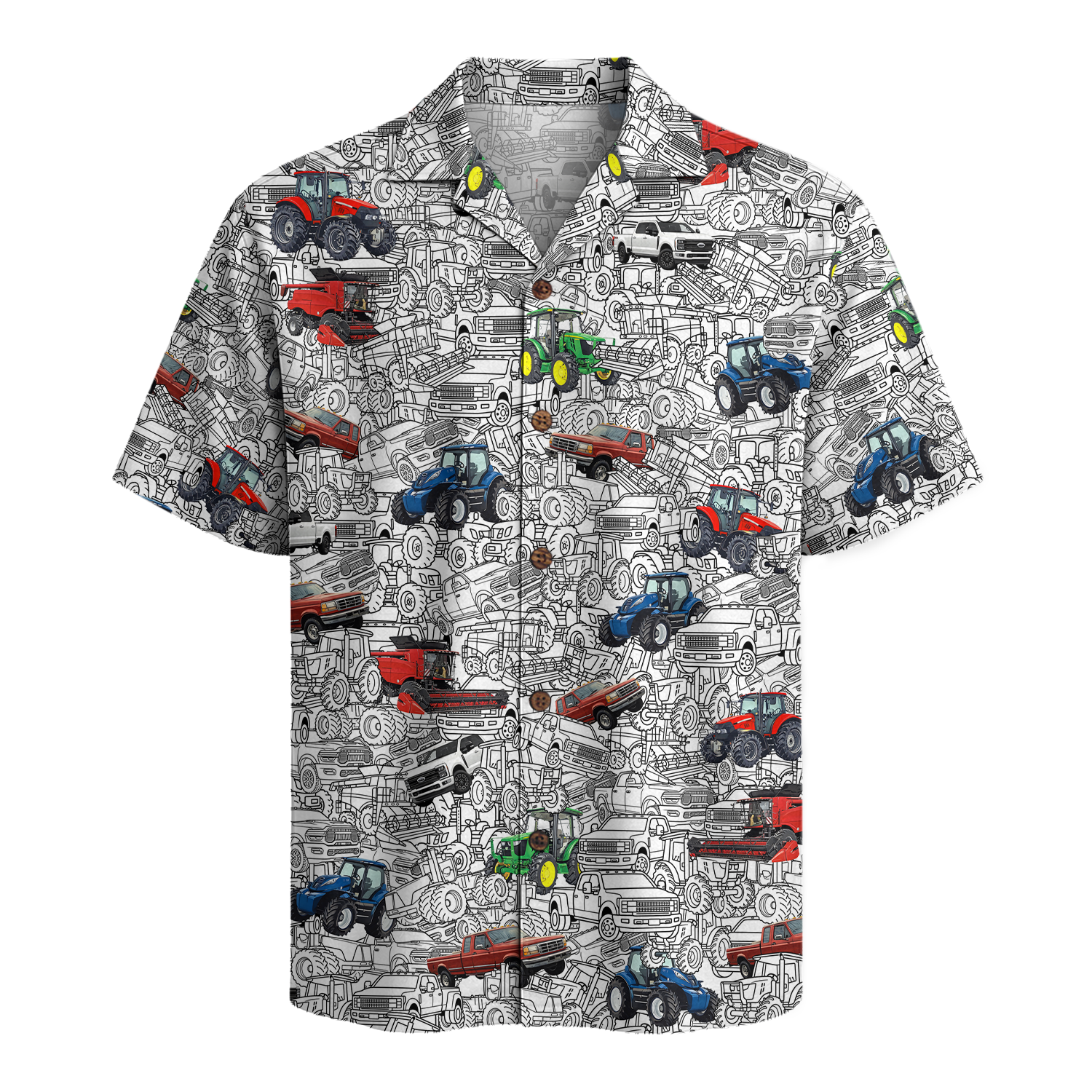 Farmer Hawaiian Shirt for Men