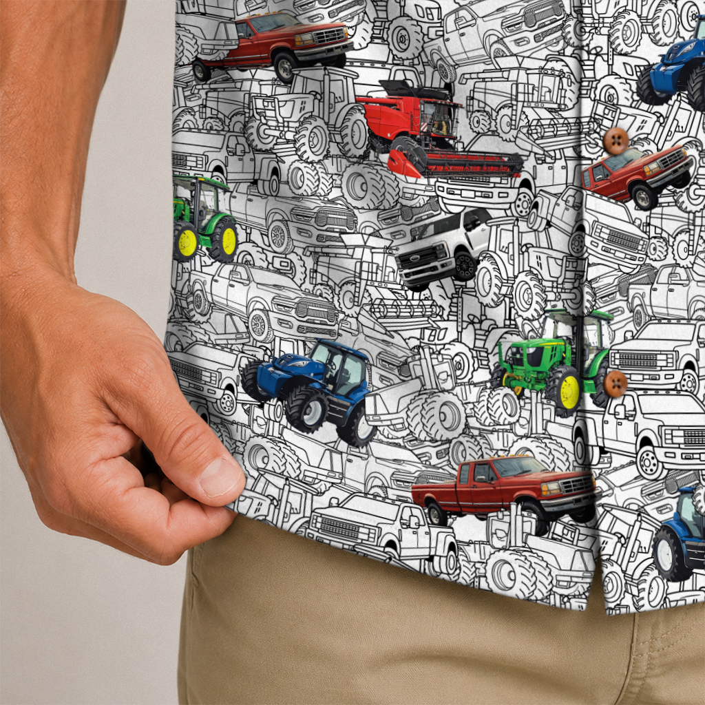 Farmer Hawaiian Shirt for Men