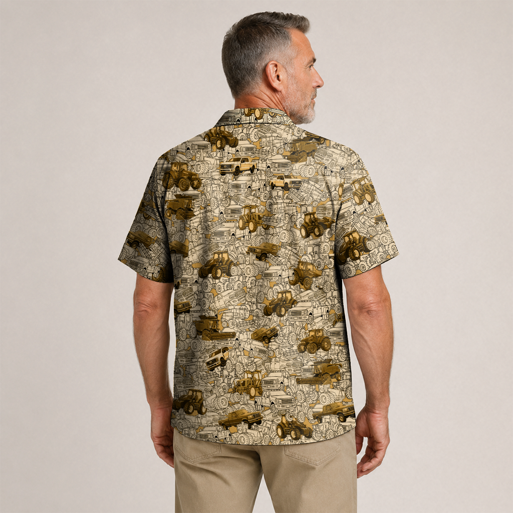 Farmer Hawaiian Shirt for Men