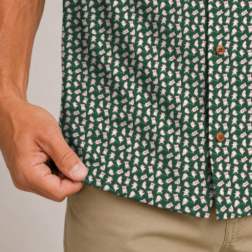 Farmer Hawaiian Shirt for Men